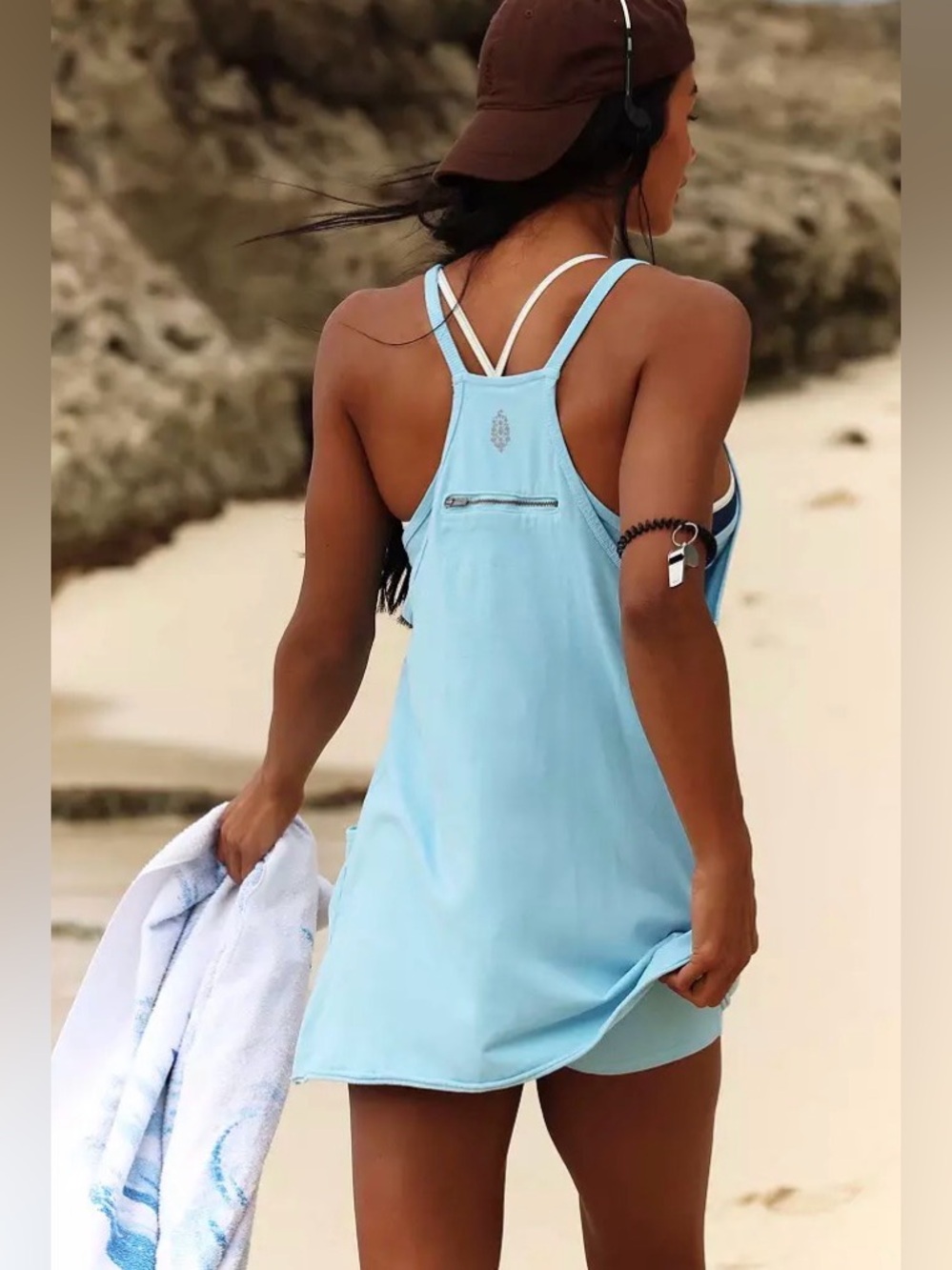 FREE PEOPLE HOT SHOT MINI DRESS - Picture 2 of 12